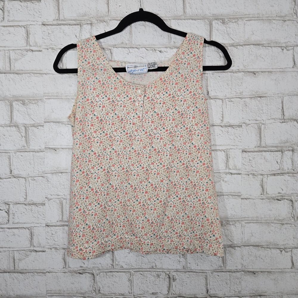 Maggie Lawrence Sport vintage floral tank‎